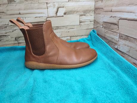 Vivobarefoot 43l - kožené hnedé členkové barefoot, vivobarefoot,43