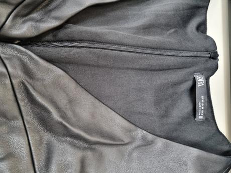 Dámske koženkové šaty zara, zara,m