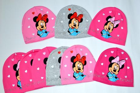 Úžasná bavlnená čiapočka mickey a minnie , 92 - 134