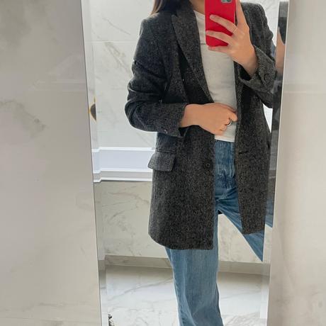 Krátky vlnený kabát/sako mango, mango,s