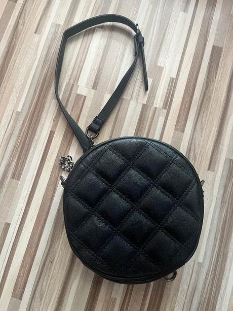 Čierna večerna okrúhla kabelka, 