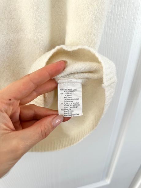 Luxusný top na ramienka vlna a kašmír, m