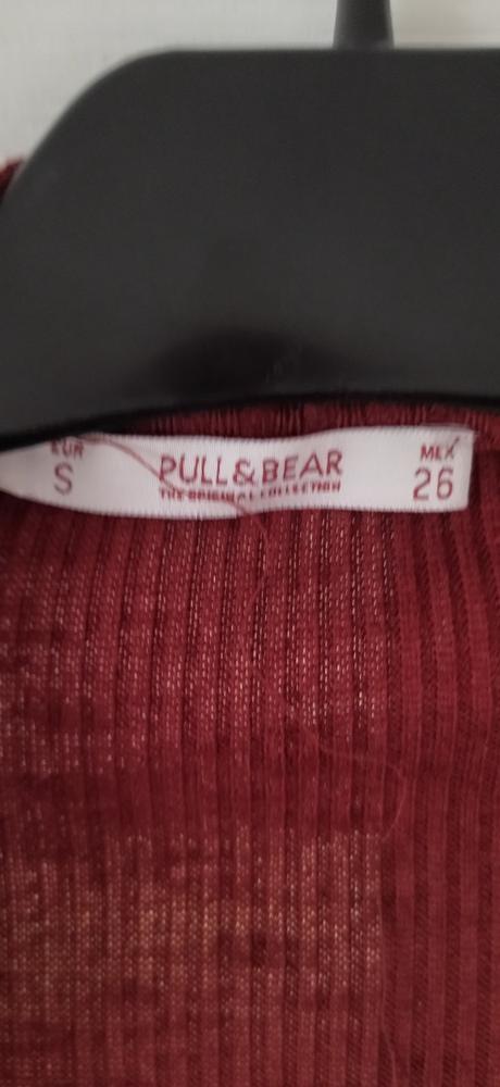 Bordový kardigán pull & bear, pull&bear,s