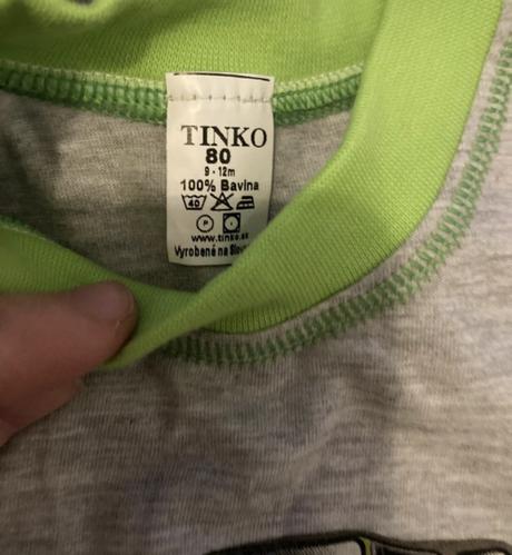 Bavlnené tričká, tinko,80