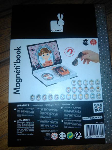 Janod módny salón magnetická hra, 
