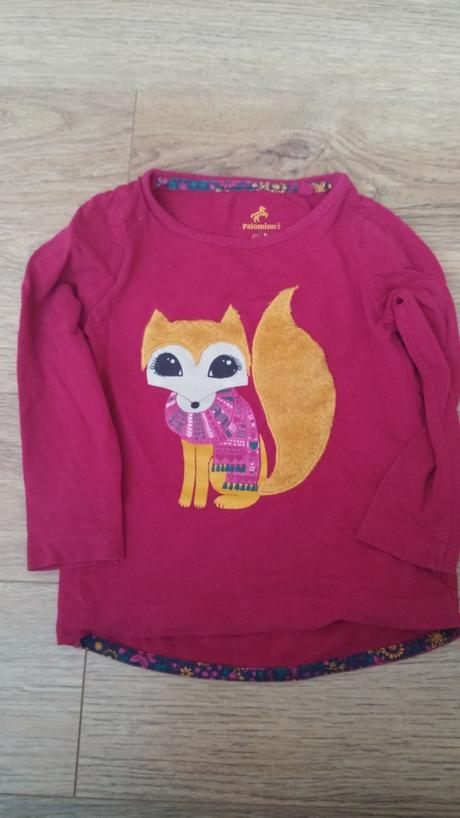 Tricko s aplikaciou lisky, palomino,80