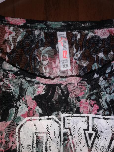 Priesvitný top, fishbone,xs