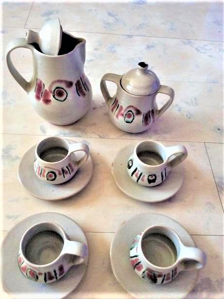 Keramická etno súprava,