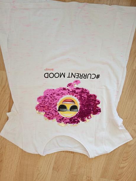 Tričko emoji current mood, c&a,146