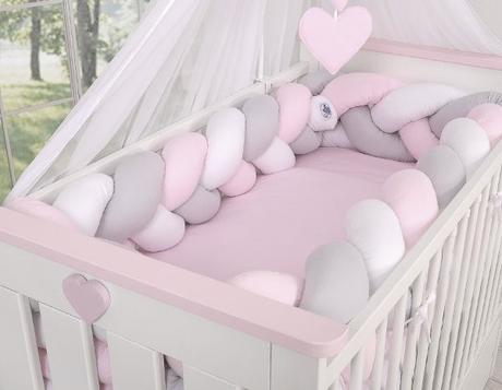 Vrkoč / pletenec / mantinel grey 180 / 360 cm, šírka (cm): 30,dĺžka (cm): 180