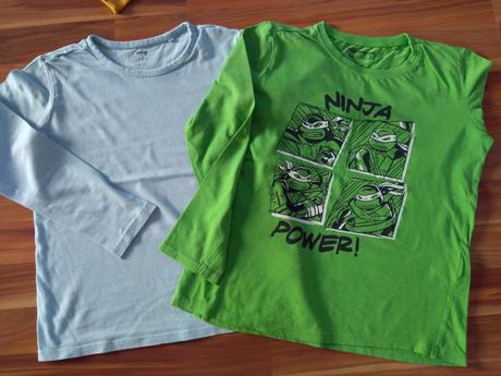 6x tričko dlhý rukáv 128/134, sinsay,128