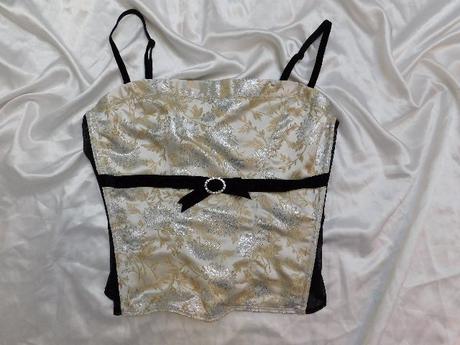 Velmi pekny korzetovy top na slavnost, h&m,m
