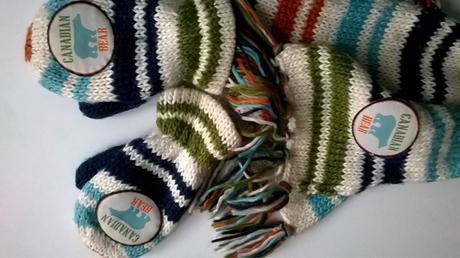 Rukavičky a šálik canadian bear veľ. 86 / 92, c&a,86