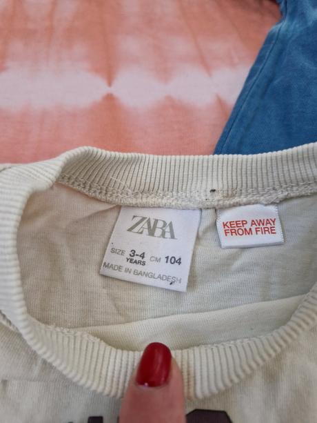 Tricka s kratkym rukavom, zara,104