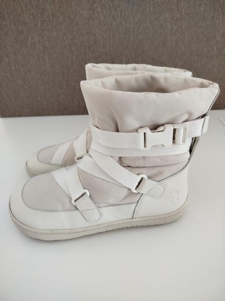 Shapen barefoot snehule frosty off white, 38