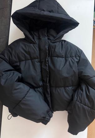Zara crop puffer zimná bunda s, zara,s