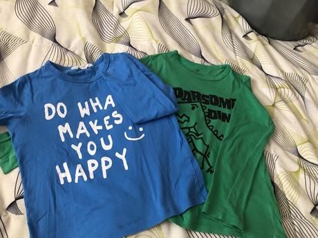 Tričká s dlhým rukávom, h&m,122