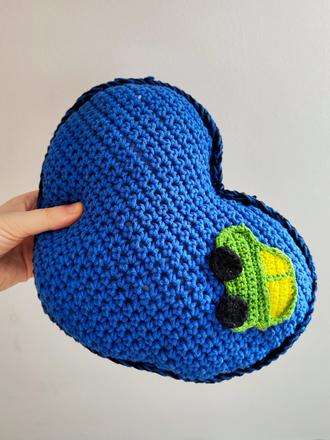 Handmade háčkovaný vankúšik, 