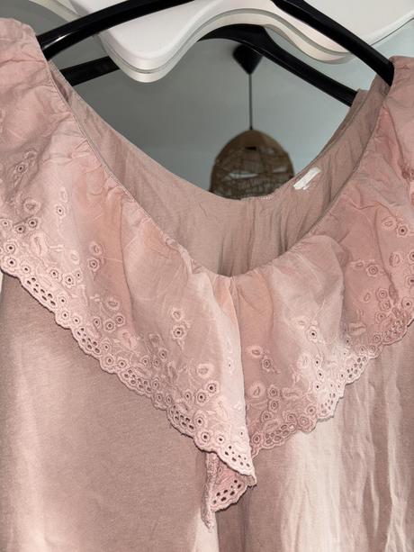Staro-ruzovy top, h&m,l