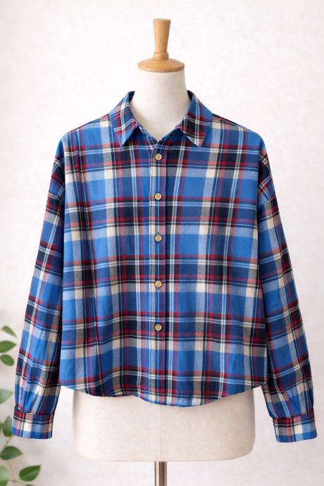 Dámska károvaná košeľa, xs