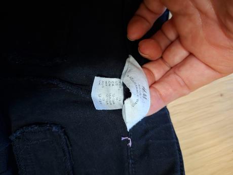 Nohavice beggy, h&m,158