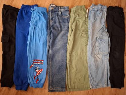 Nohavice, teplaky vel. 134, h&m,134