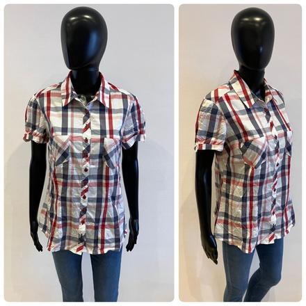 Dámska kockovaná košeľa rouge avenue (xl), xl