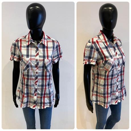 Dámska kockovaná košeľa rouge avenue (xl), xl