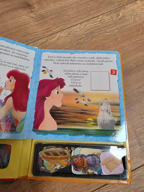 Kniha s magnetkami - malá morská víla, 