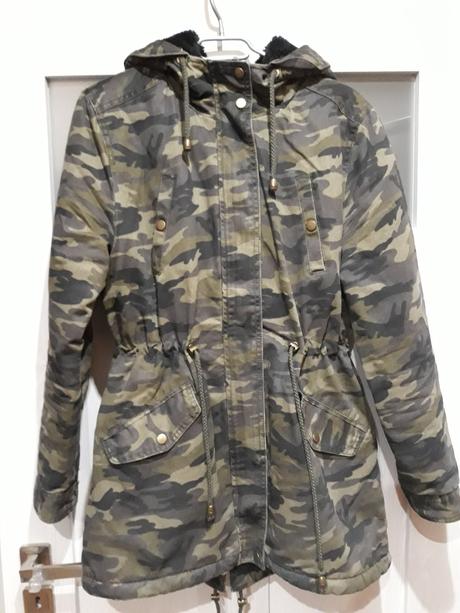 Zimná maskáčová bunda, xl