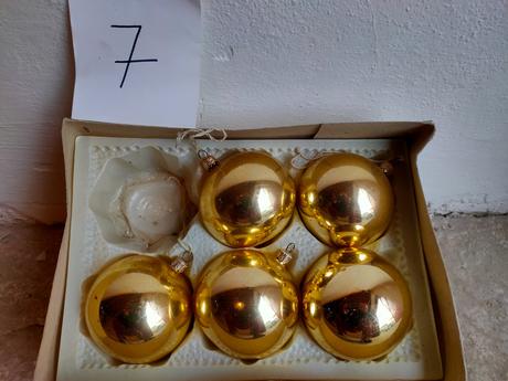 Retro vianočné gule, 