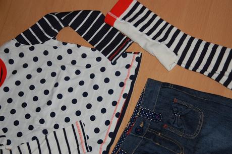 Kompletík (tričko, pančušky, krátke nohavice), next,98