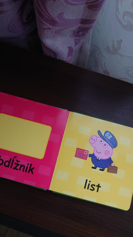 Peppa pig kniha tvary, 