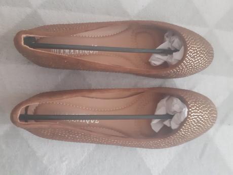 Hnede dievcenske balerinky 38, 38