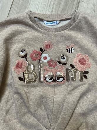 Rozkošná crop mikina, mayoral,122