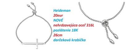 Náramok/retiazka s krížikom na ruku 2,