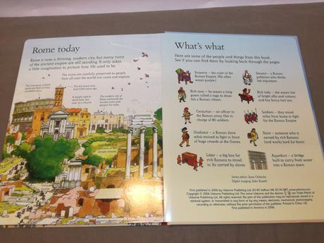 Usborne flap book see inside ancient rome nsu22, 
