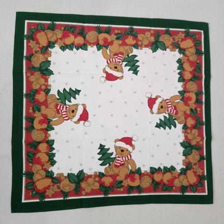 Starší vianočný obrus 73x75cm,