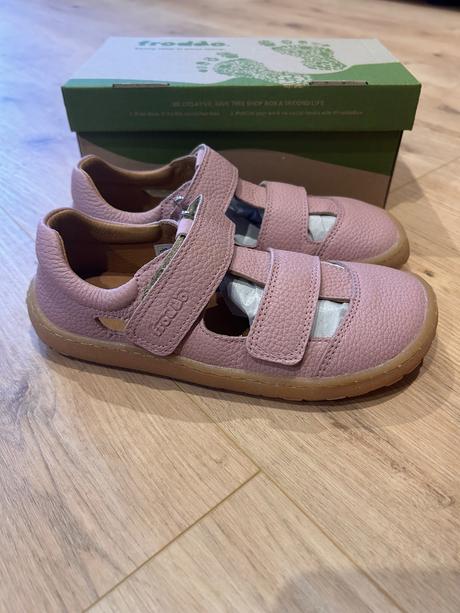 Froddo barefoot kožené sandále - pink, froddo,32