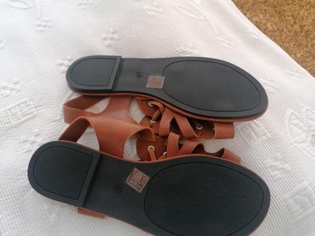 Hnedé letné topánky 42/43, 42