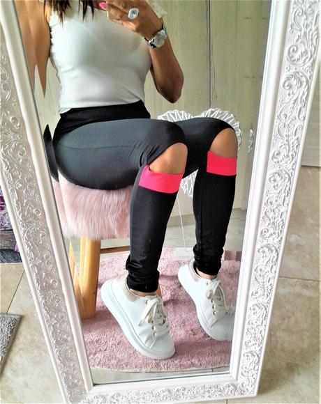 Legíny s otvormi na kolenách-s/m, s