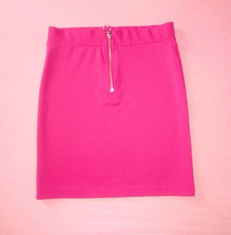 Ružová mini sukňa, xs