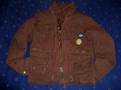 Podśitá prechodná bunda-aj na miernu zimu, 164