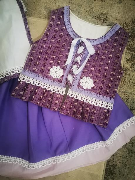 Kostým ľudový dievča cca 128, 