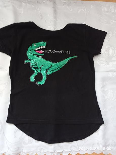 Meniace tricko 158/164 --riadte sa mierami na foto, 158