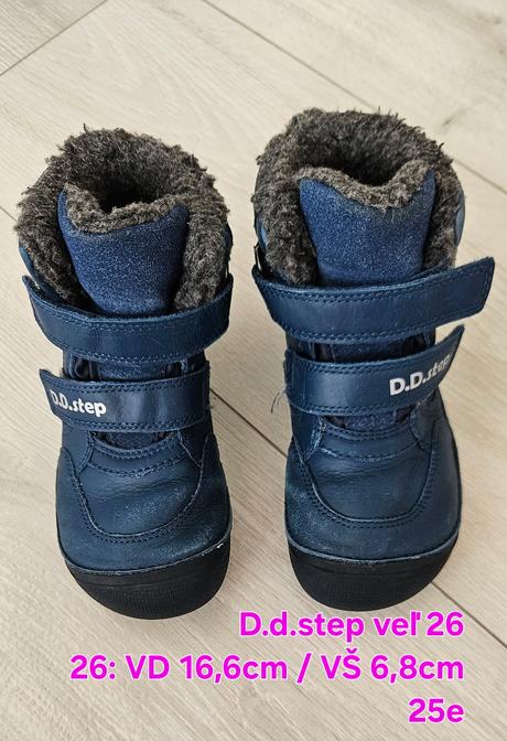 Zimné topánky, d.d.step,26
