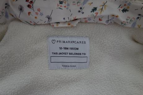 Zimná bunda 12-18 mes., primark,86