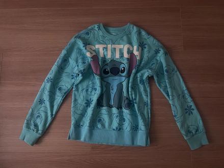 Tyrkysová stitch mikinka, disney,158