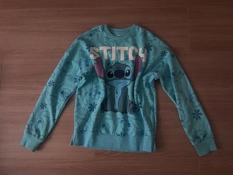 Tyrkysová stitch mikinka, disney,158
