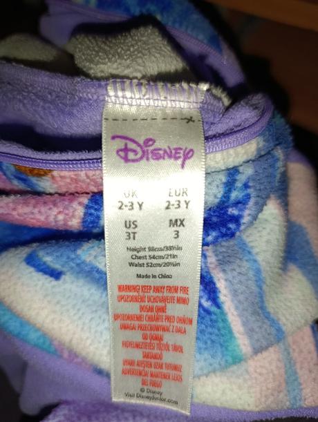 Teply overal na spanie princezna sofia 98, disney,98